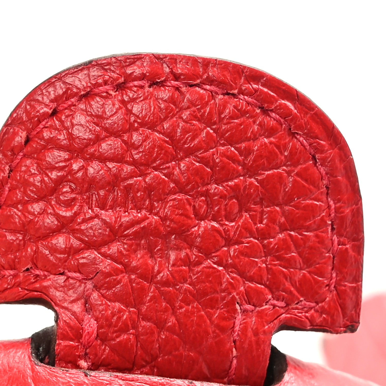 Hermes Taurillon Clemence Evelyne III PM Rouge Casaque 6 of 9
