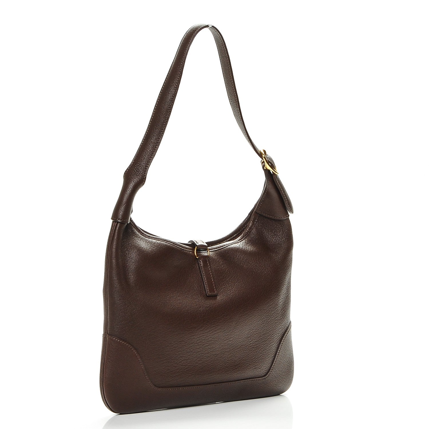 Hermes Chevre Trim 31 Hobo Chocolate 3 of 6