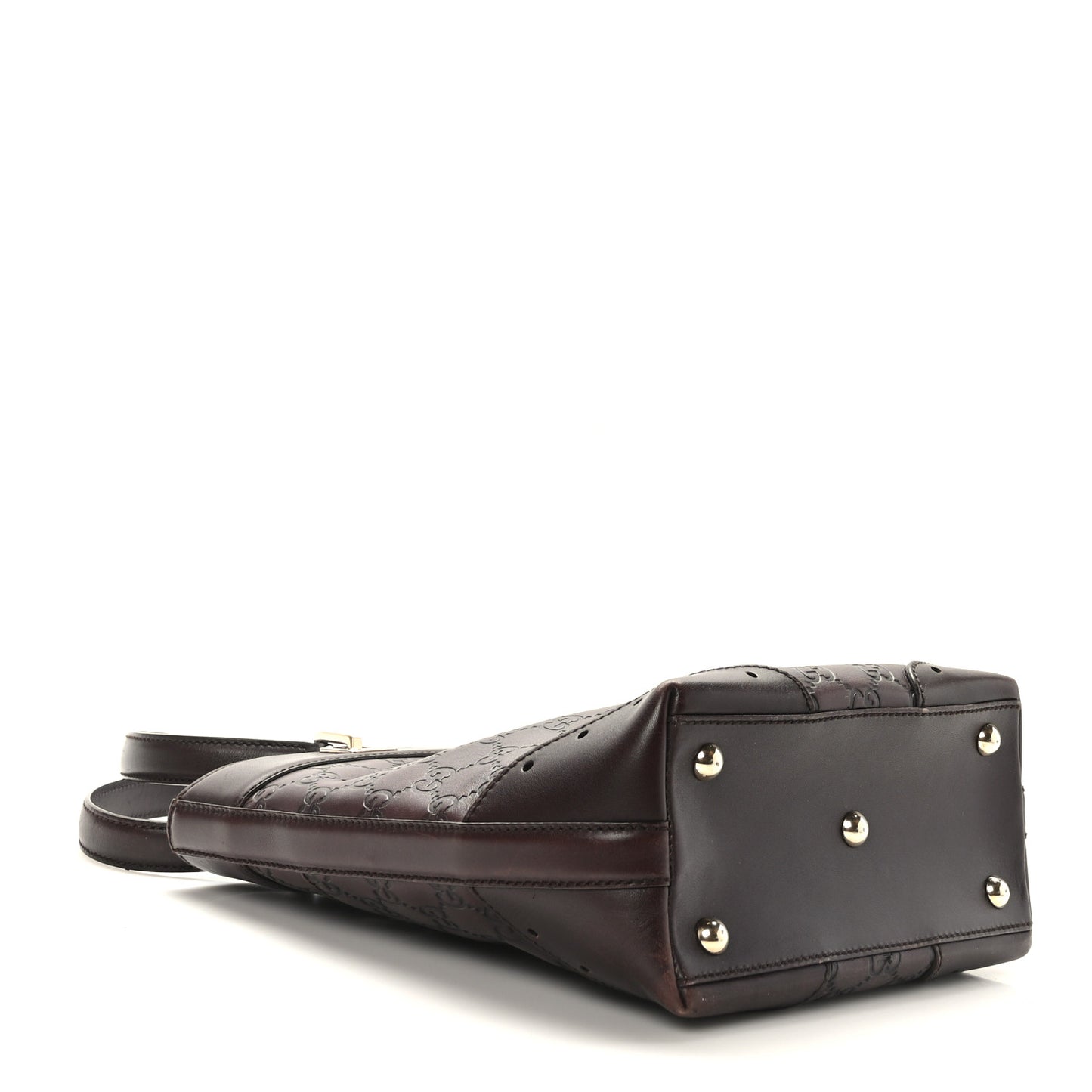 Guccissima Small Punch Tote Brown