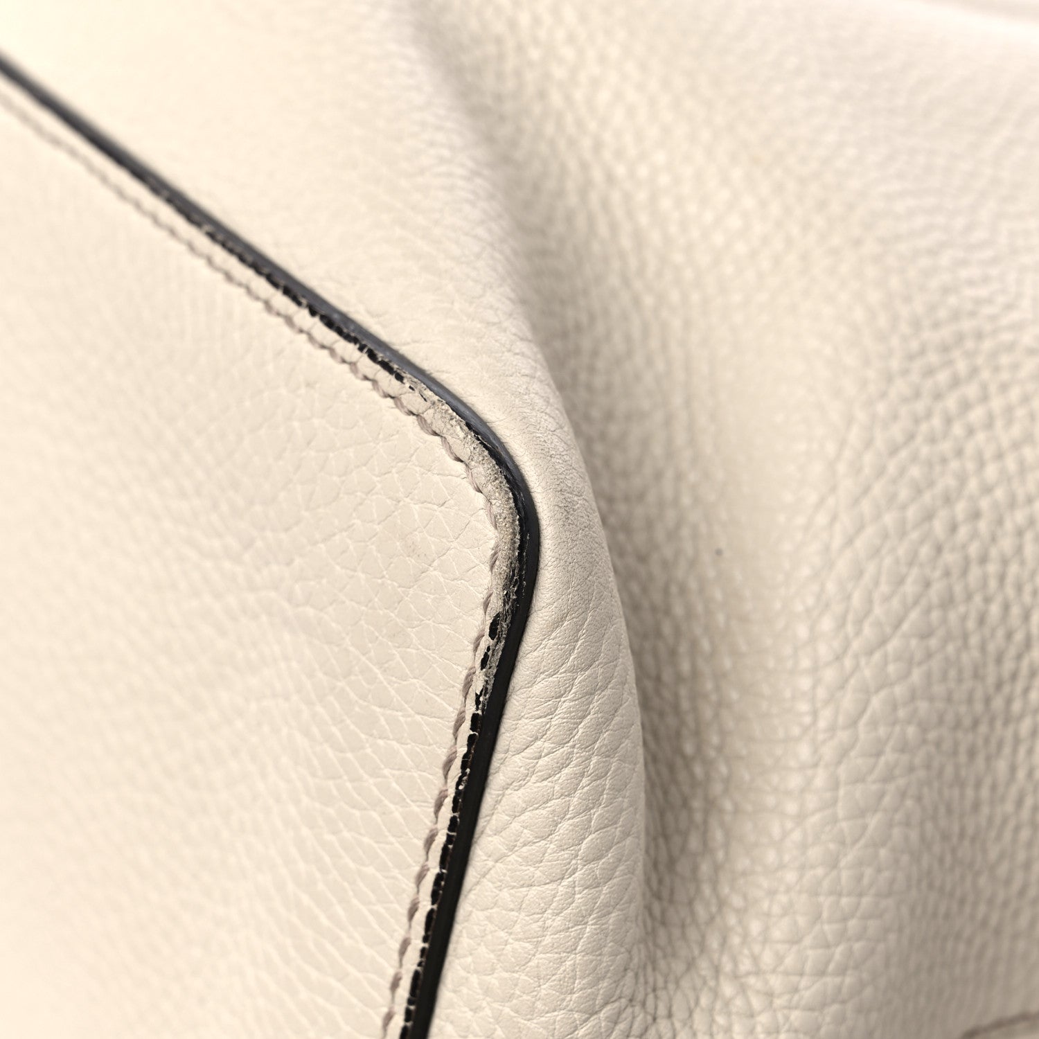 Gucci Pebbled Calfskin Large Soho Hobo Off White 9 of 22