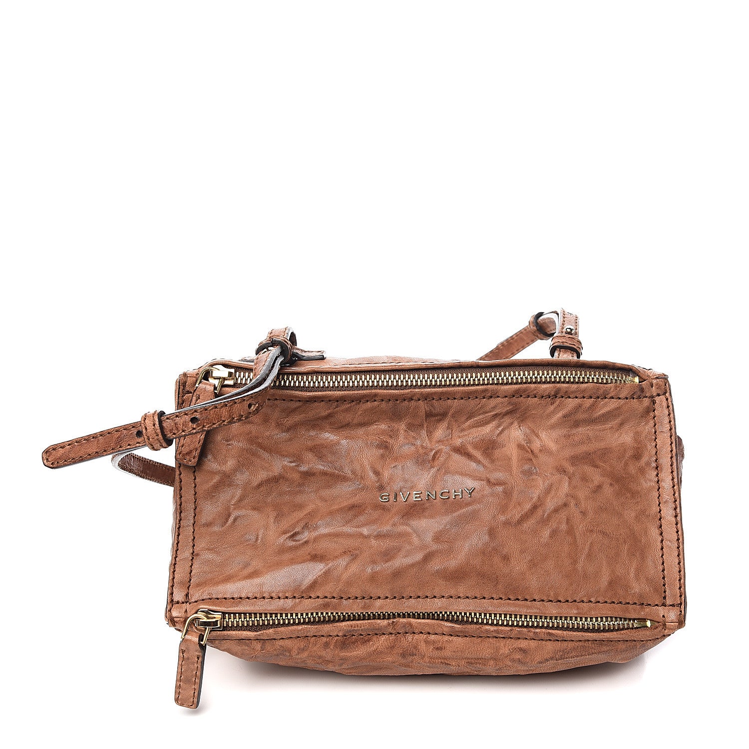 Givenchy Tumbled Sheepskin Mini Pandora Brown 1 of 10