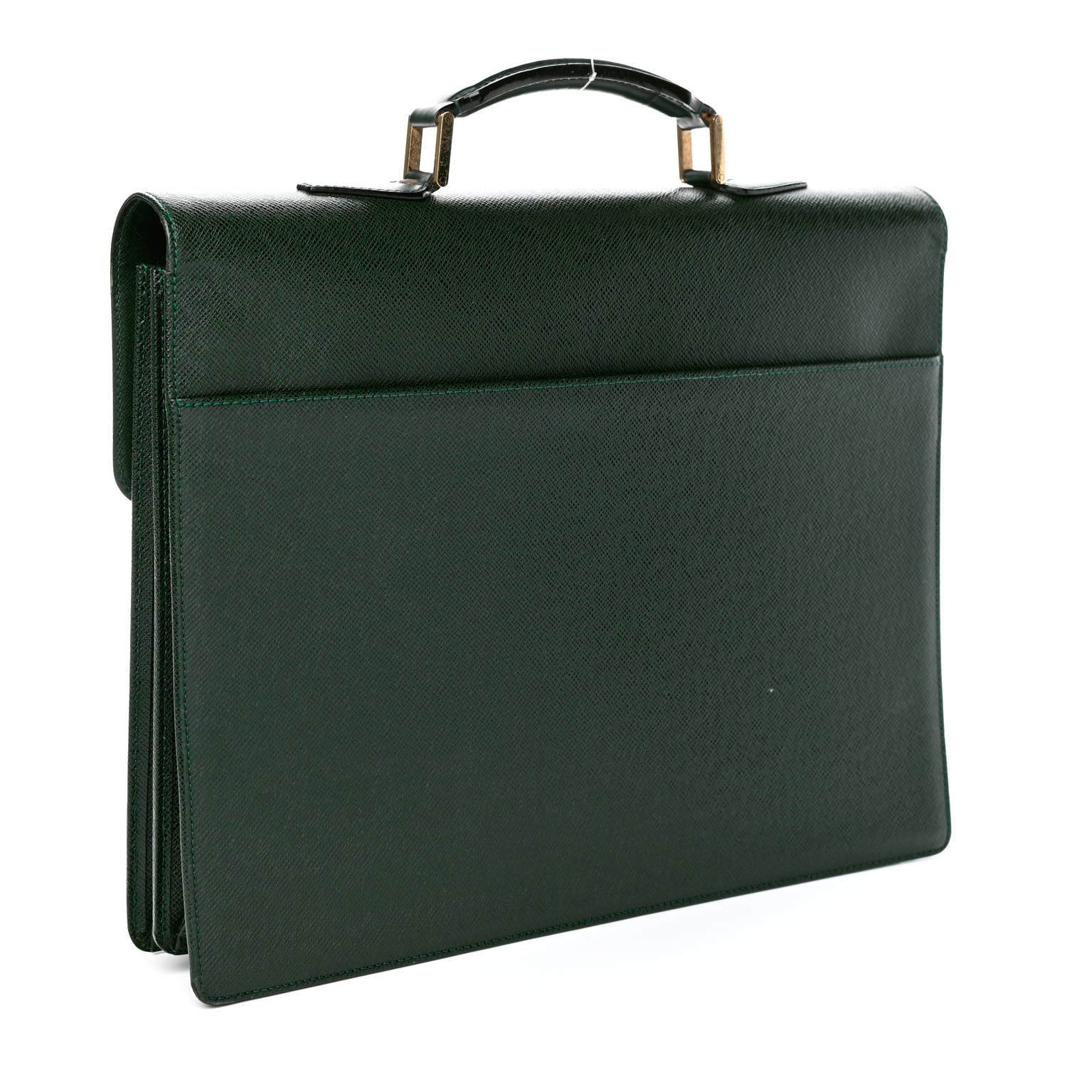 Louis Vuitton Taiga Robusto 2 Compartment Briefcase Epicea 2 of 4