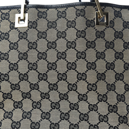 Gucci Monogram Large Bucket Tote Black 10 of 10