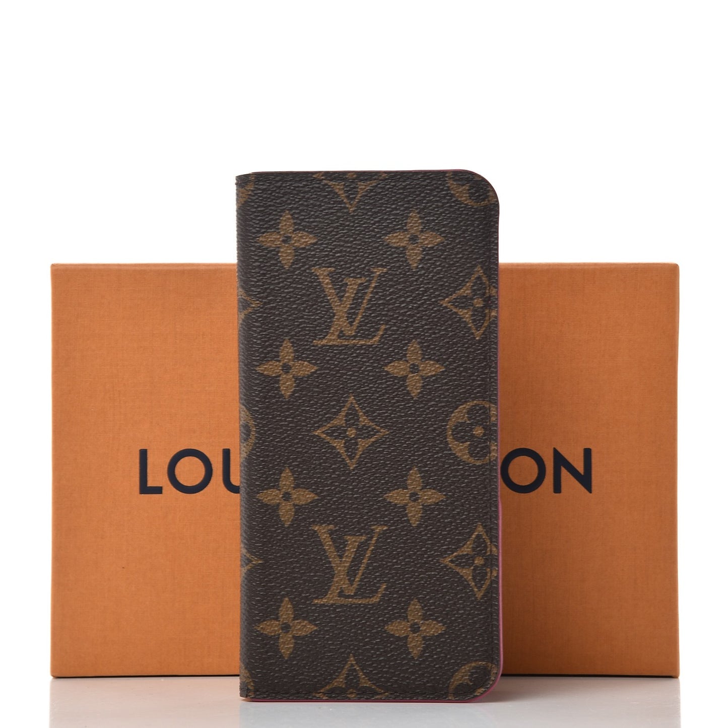 Monogram iPhone 7/8 Plus Folio Case Pink