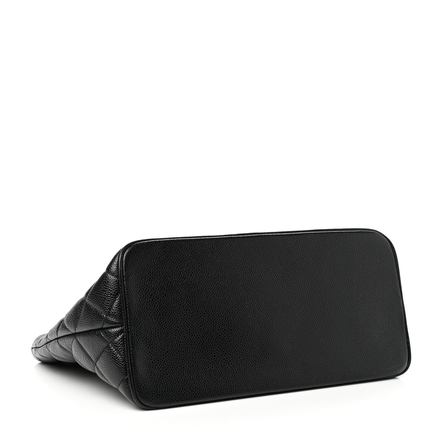 Caviar Quilted Medallion Tote Black