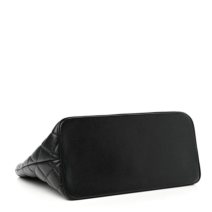 Chanel Caviar Quilted Medallion Tote Black 4 of 9