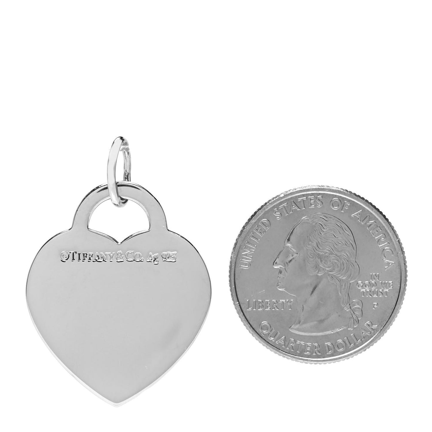 Sterling Silver Enamel LOVE YOU Heart Pendant Red