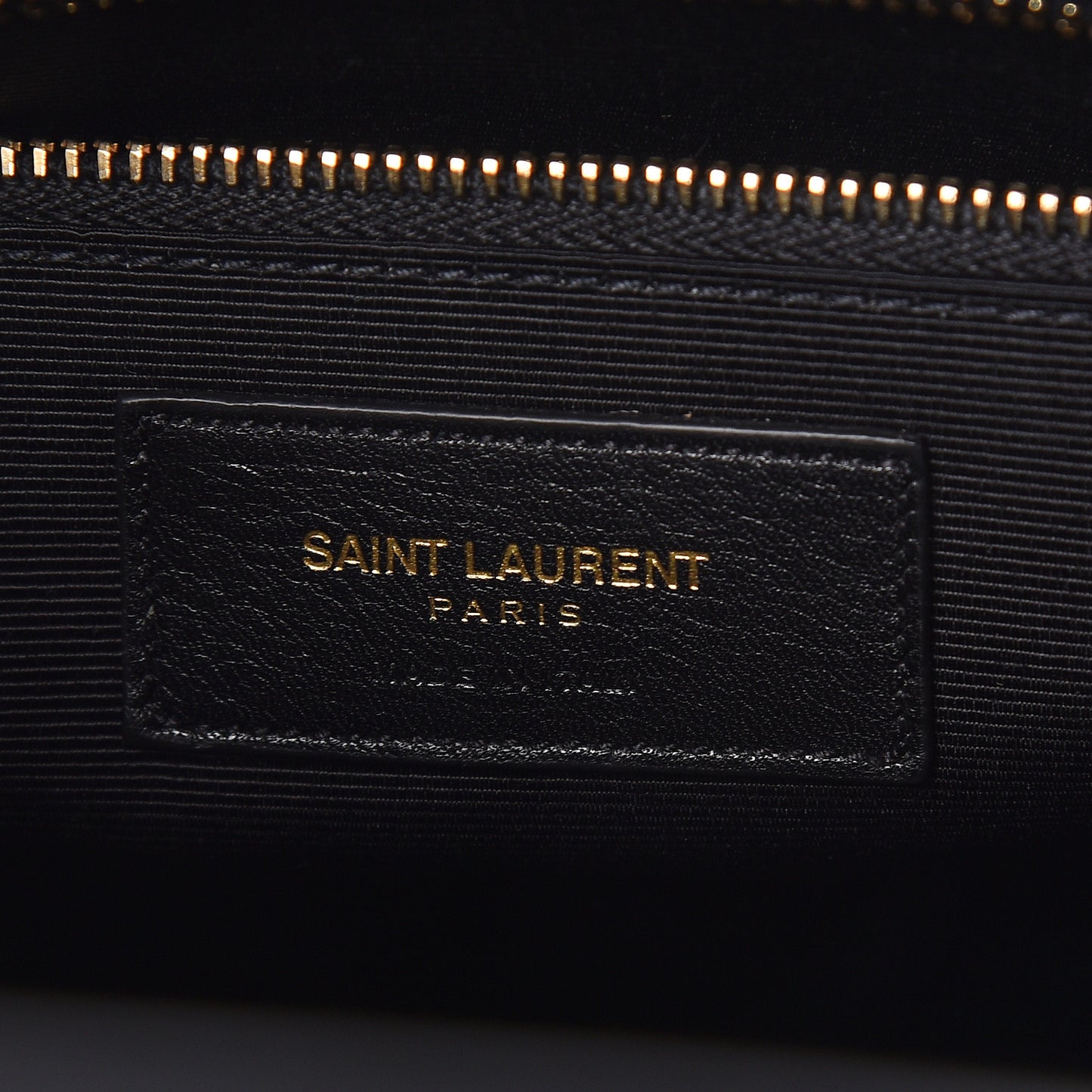 Patent Calfskin Small Sac de Jour Black