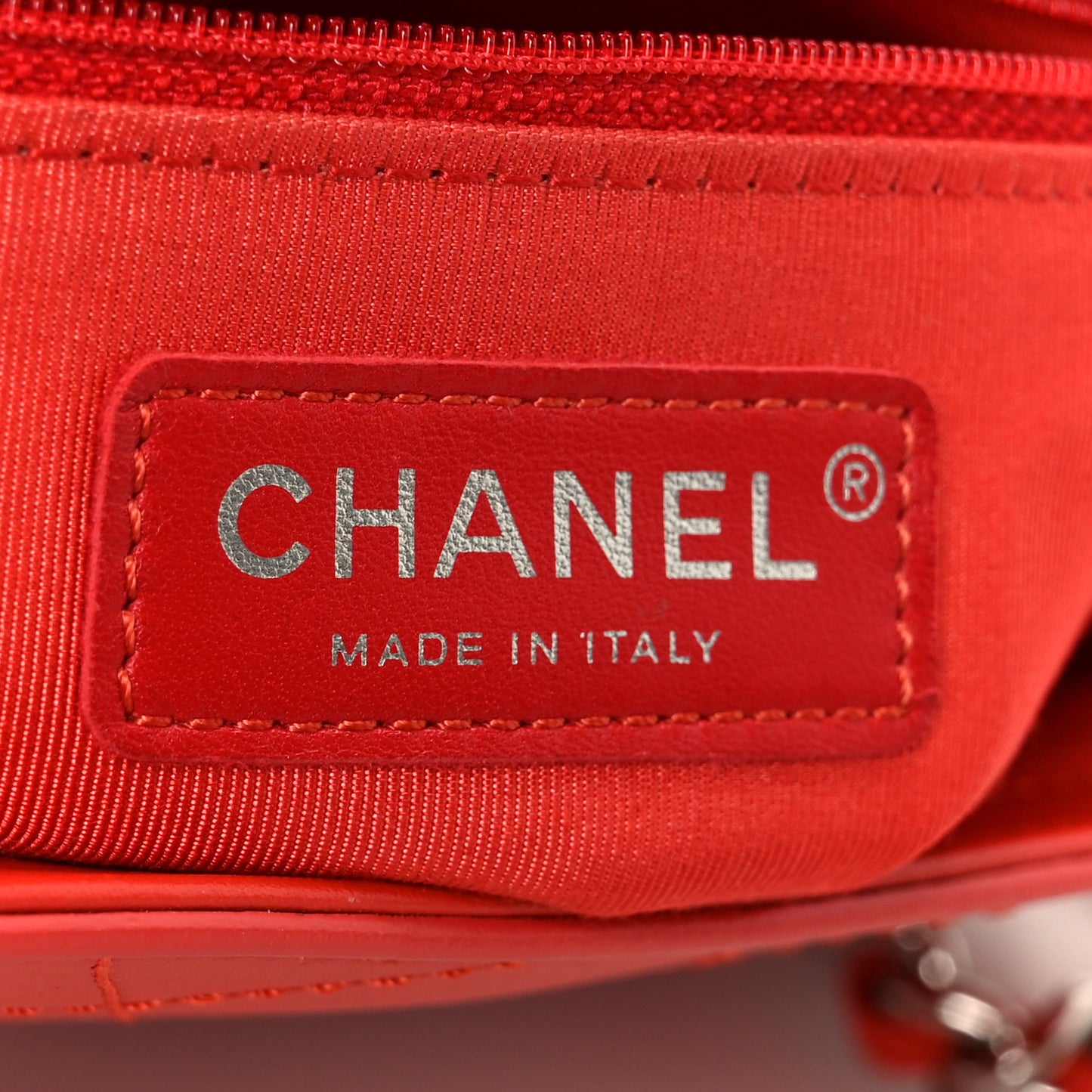 Calfskin Stitched Small Ring My Bag Flap Crossbody Red