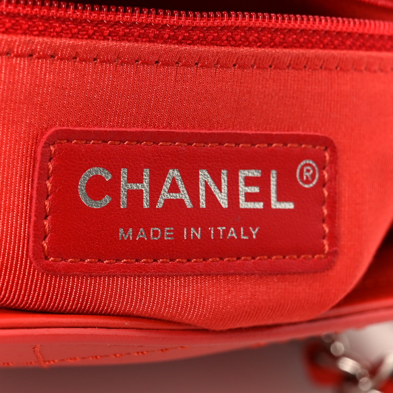 Chanel Calfskin Stitched Small Ring My Bag Flap Crossbody Red 6 of 11