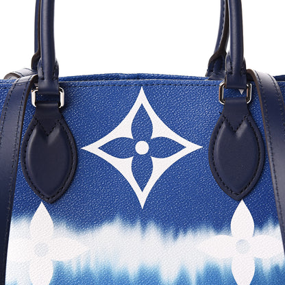 Louis Vuitton Monogram Escale Onthego GM Blue 10 of 11