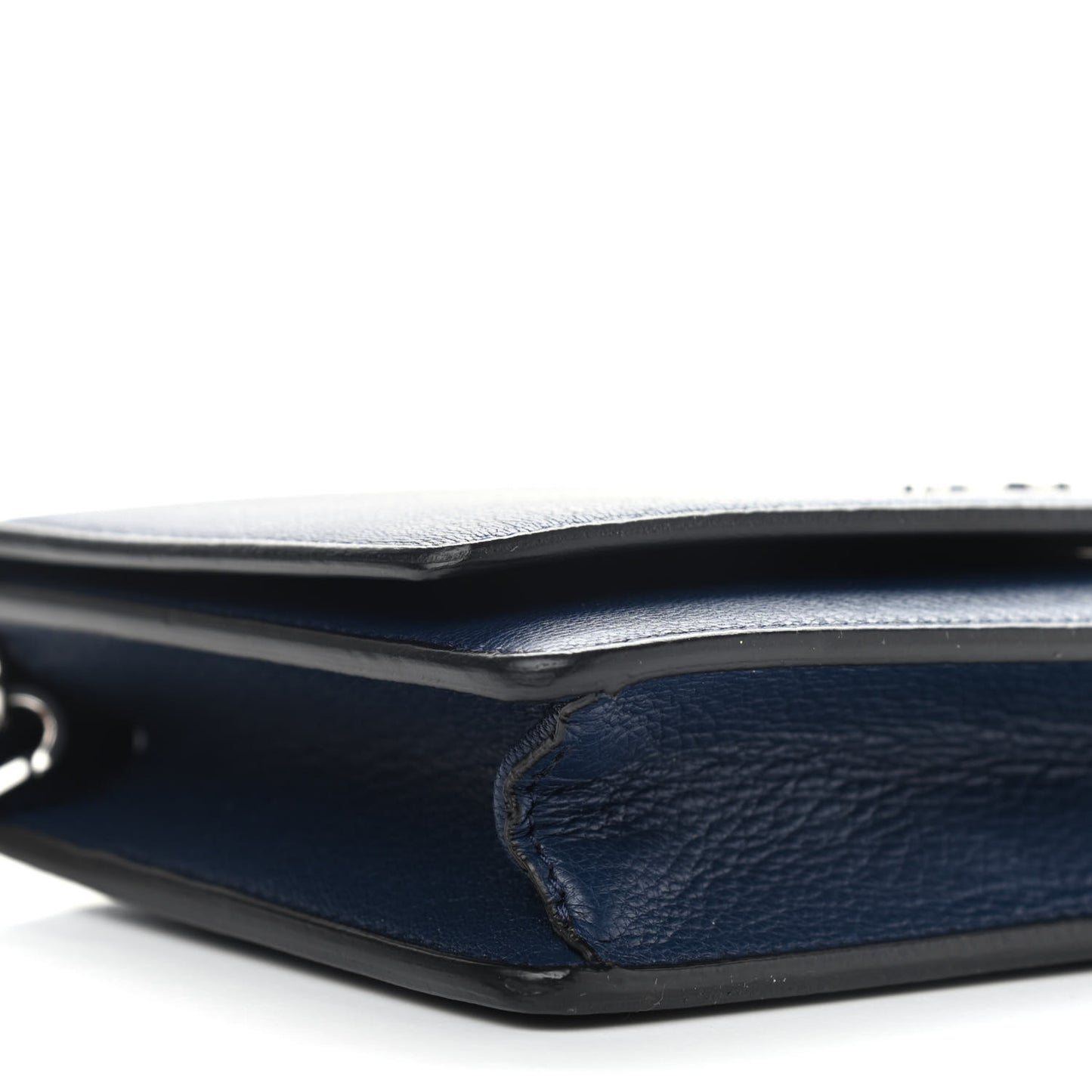 Sugar Goatskin Pandora Chain Wallet Navy