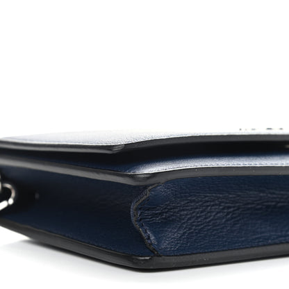 Givenchy Sugar Goatskin Pandora Chain Wallet Navy 9 of 11