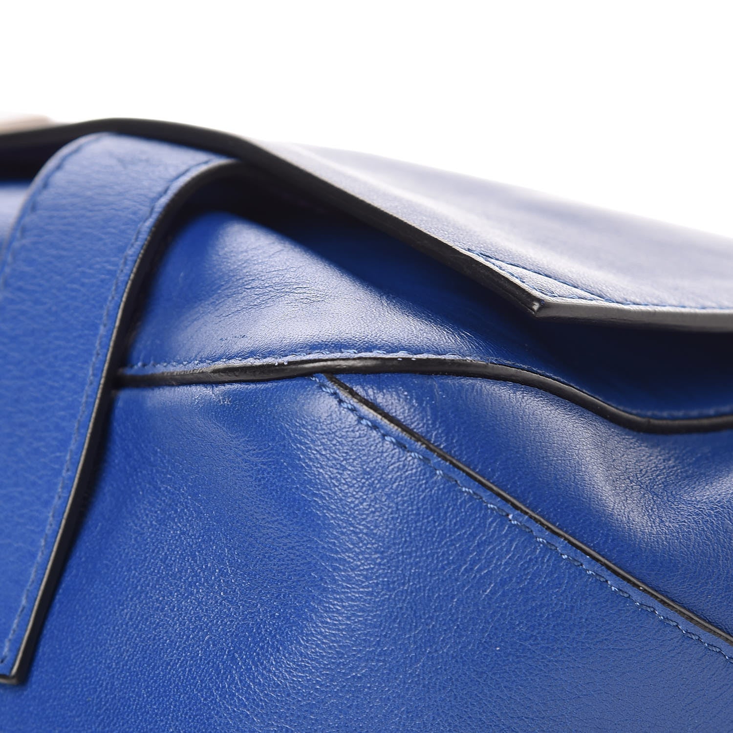 Proenza Schouler Calfskin Double Sided PS Courier Bag Royal Blue Veruca Salt 14 of 18