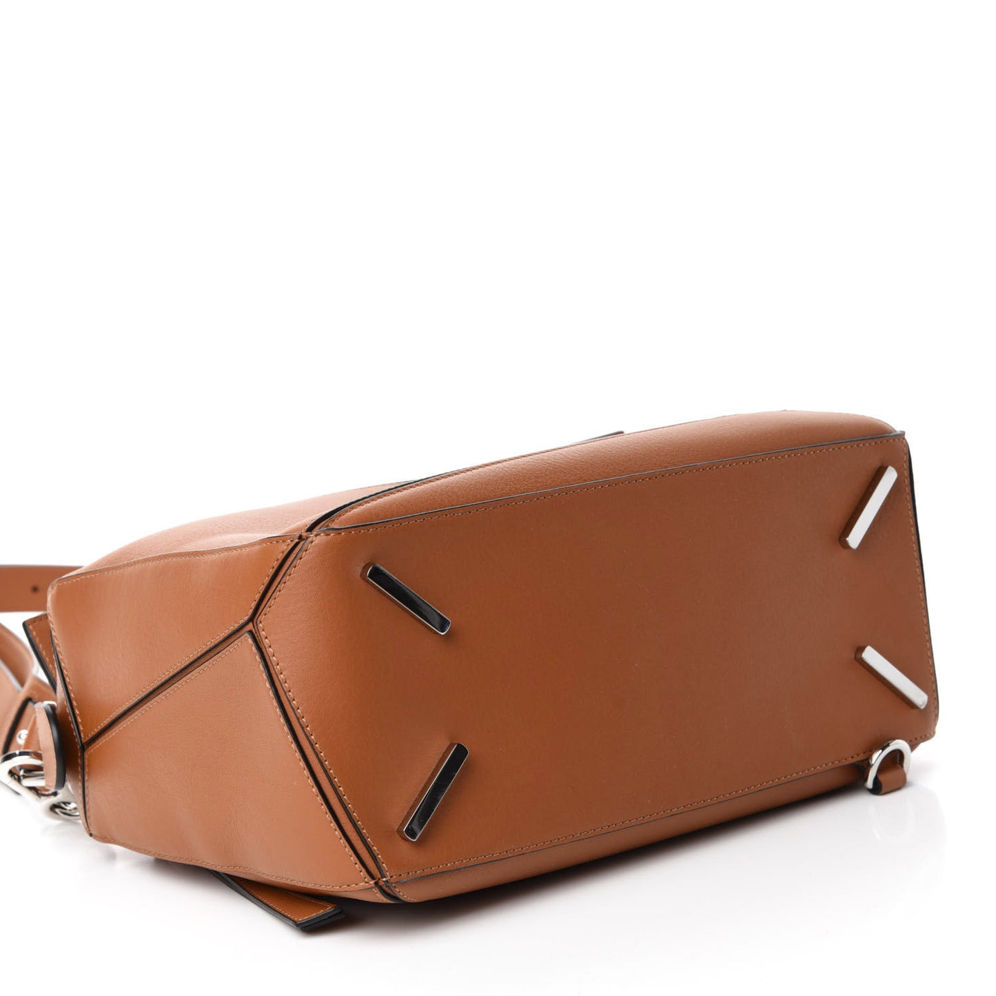 Calfskin Medium Puzzle Bag Tan