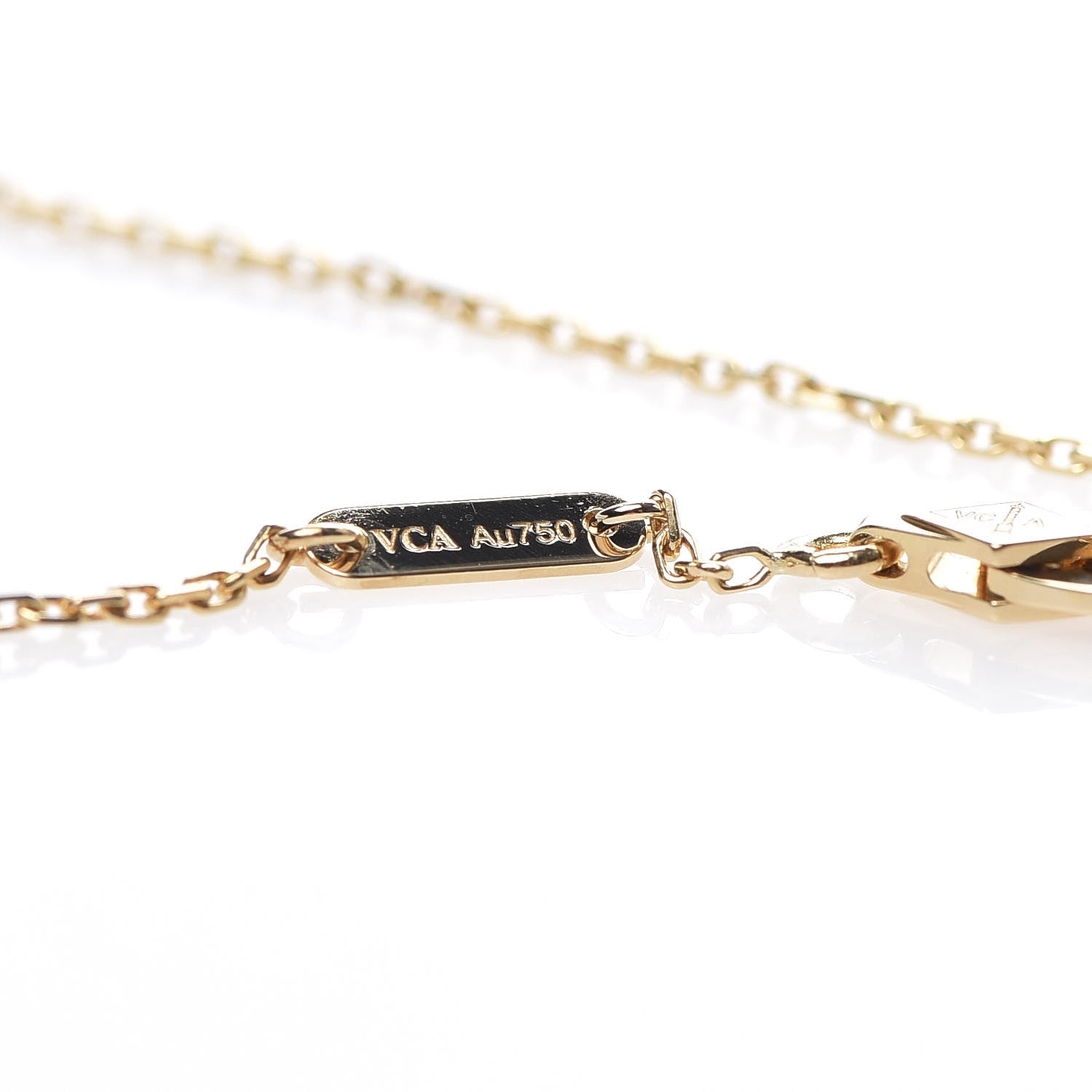 Van Cleef & Arpels 18K Yellow Gold Mother of Pearl Sweet Alhambra Butterfly Bracelet 5 of 7