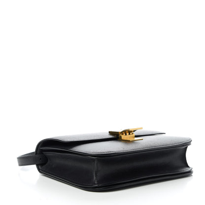 Celine Liege Calfskin Medium Classic Box Flap Bag Anthracite 4 of 12
