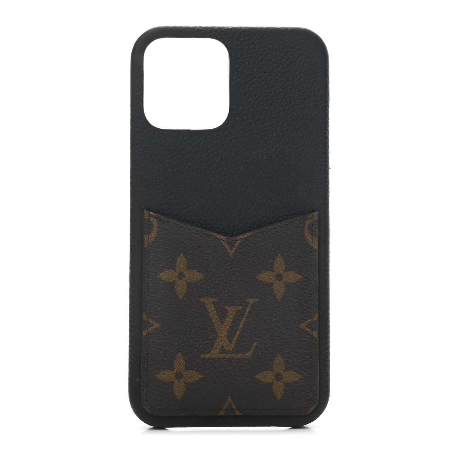 Monogram iPhone 12 Pro Max Bumper Black