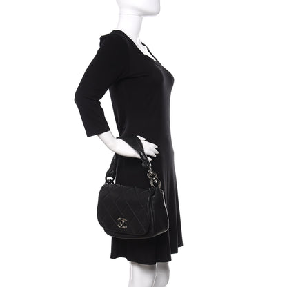 Chanel Lambskin Quilted Flap Bag Black 2 of 13