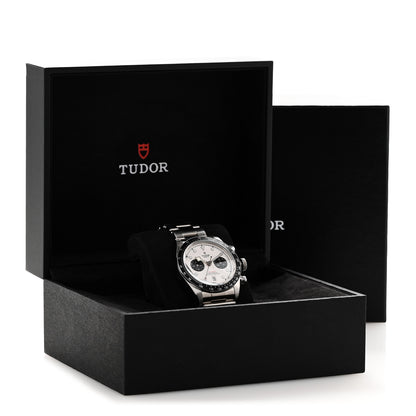 TUDOR Stainless Steel 41mm Black Bay Chronograph Panda Automatic Watch White 79360N 5 of 5