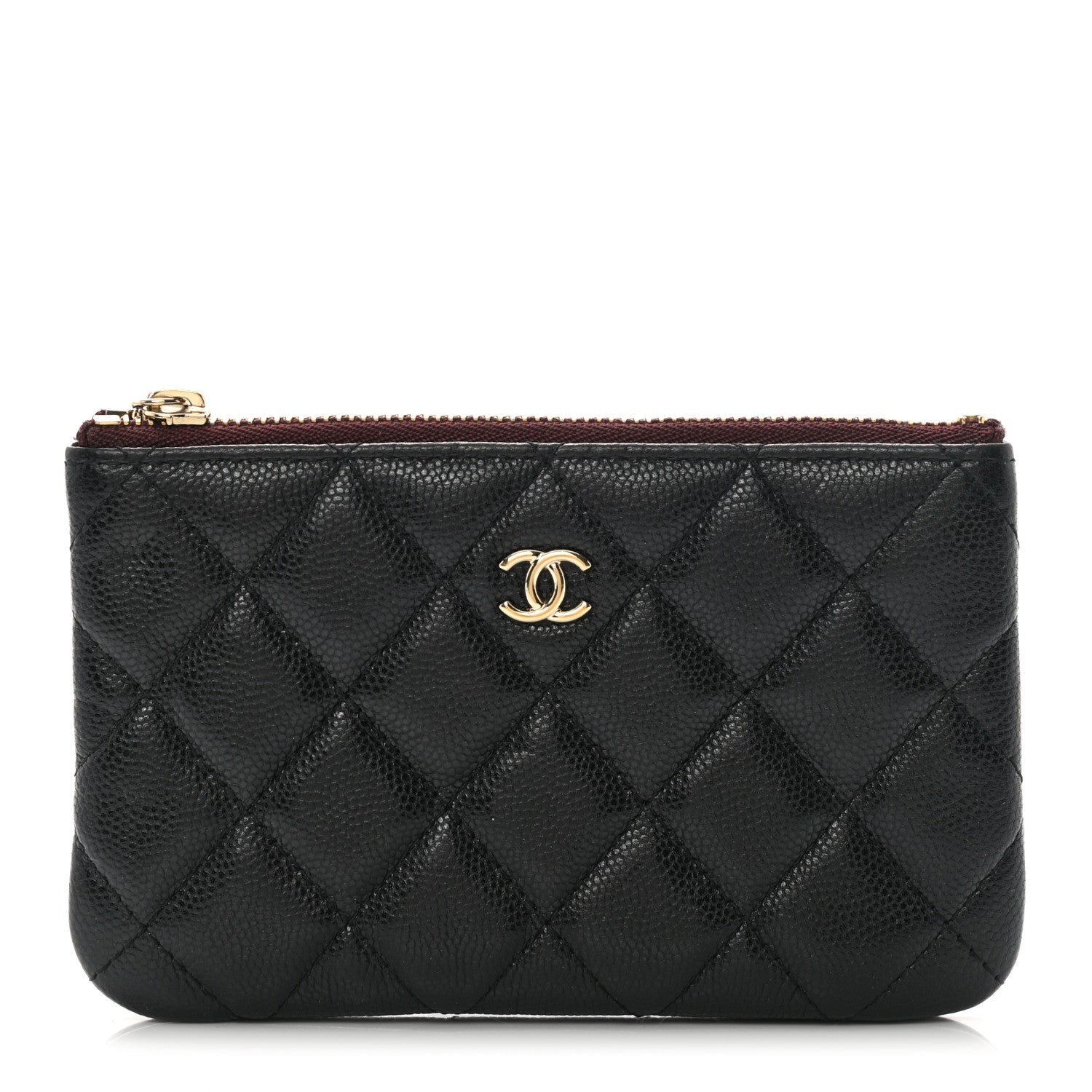 Chanel Caviar Quilted Small Cosmetic Case Black 1 of 8