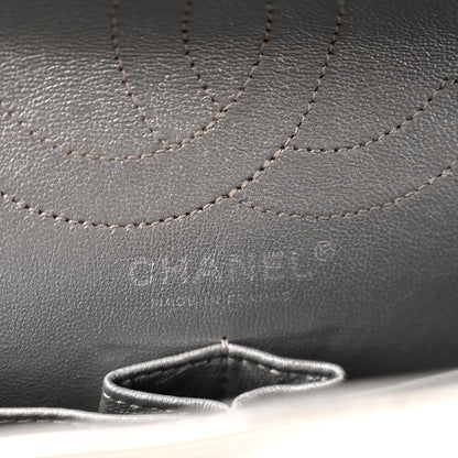 Chanel Metallic Aged Calfskin Quilted 2.55 Reissue 226 Flap Silver 5 of 13