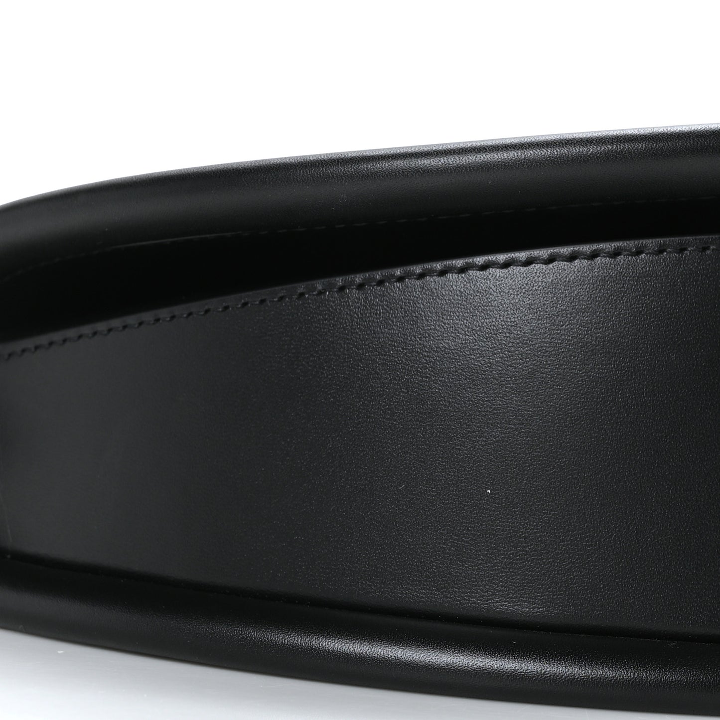 Calfskin Aura Shoulder Bag Black