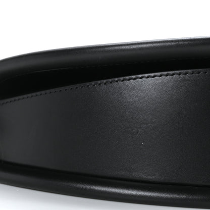 Salvatore Ferragamo Calfskin Aura Shoulder Bag Black 8 of 9
