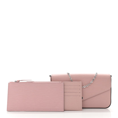 Louis Vuitton Epi Pochette Felicie Rose Ballerine 3 of 10