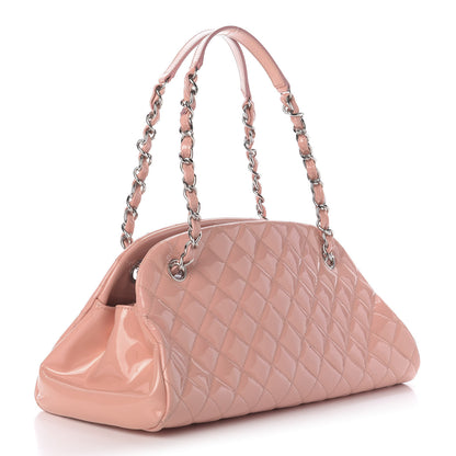 Chanel Patent Quilted Medium Just Mademoiselle Pink 3 of 11