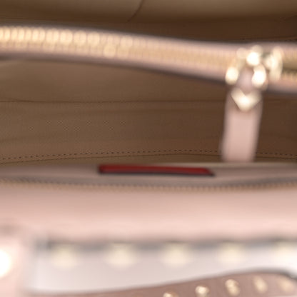Valentino Garavani Grained Calfskin Rockstud Flip Lock Tote Poudre 6 of 13