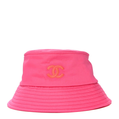 Chanel Canvas CC Bucket Hat M Fuchsia Orange 1 of 6