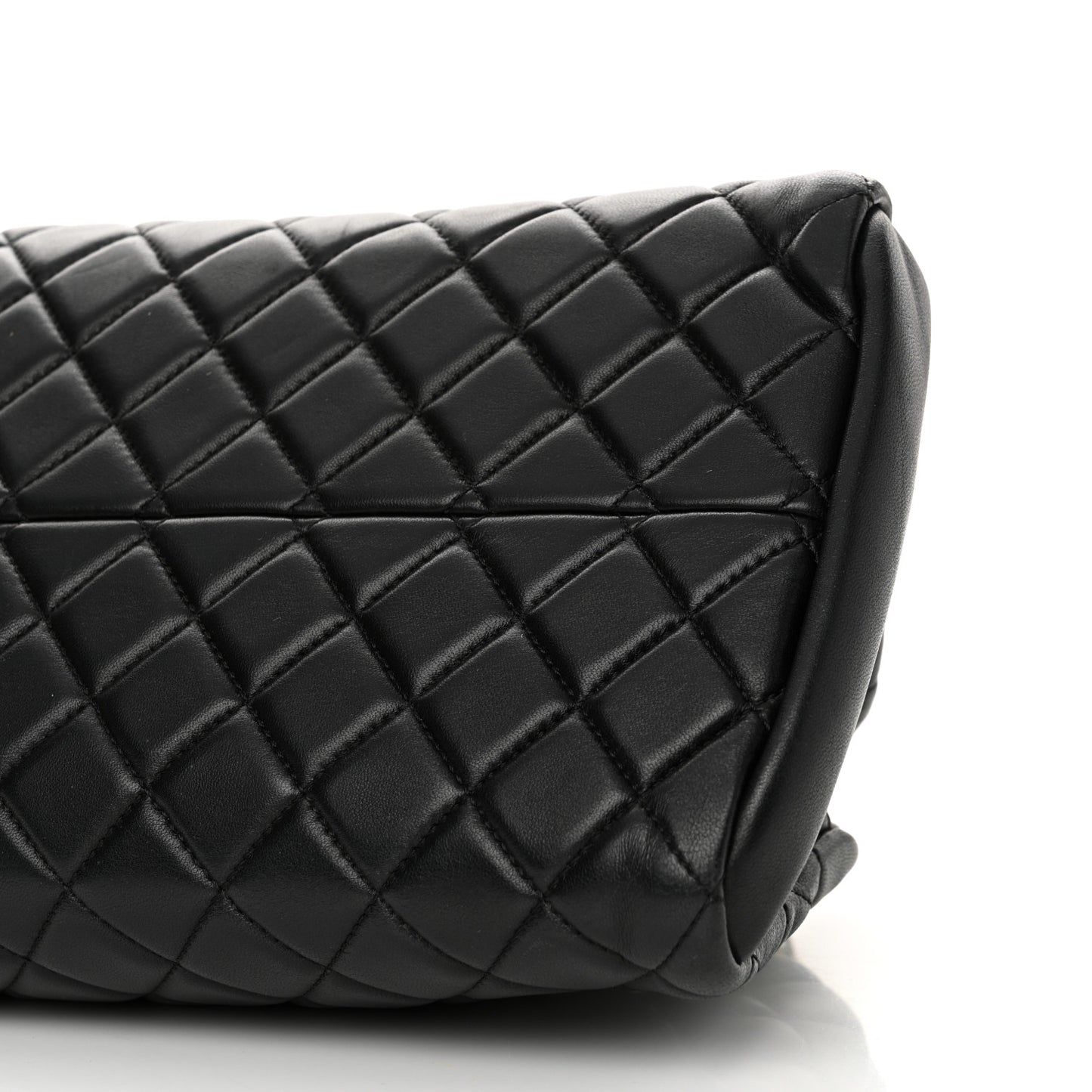 Lambskin Quilted Medium Just Mademoiselle Black