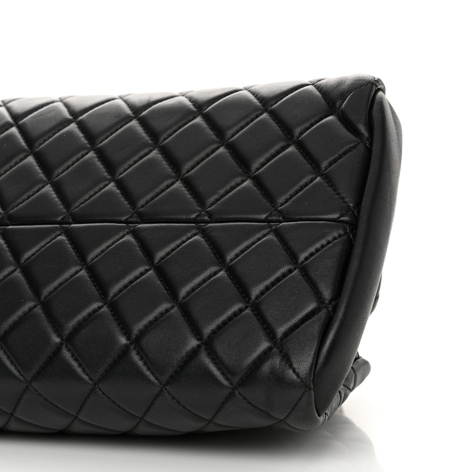 Chanel Lambskin Quilted Medium Just Mademoiselle Black 12 of 14