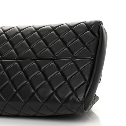 Chanel Lambskin Quilted Medium Just Mademoiselle Black 12 of 14