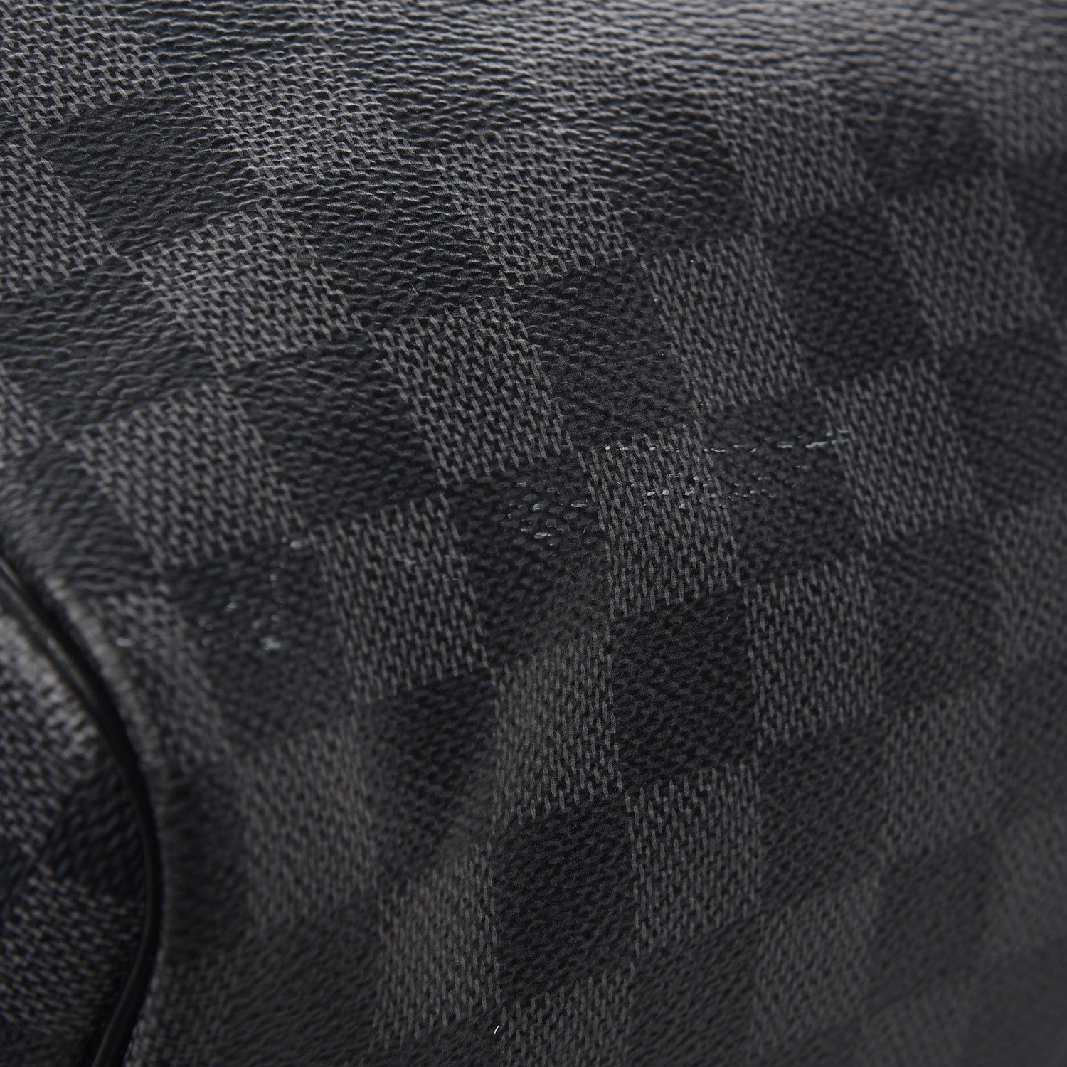 Louis Vuitton Damier Graphite Stripe Keepall Bandouliere 55 Rouge 9 of 10