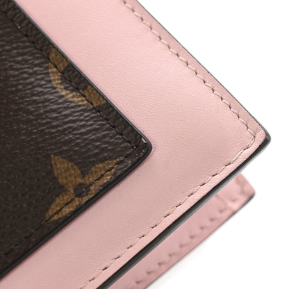 Louis Vuitton Monogram Flore Chain Wallet Rose Ballerine 17 of 17