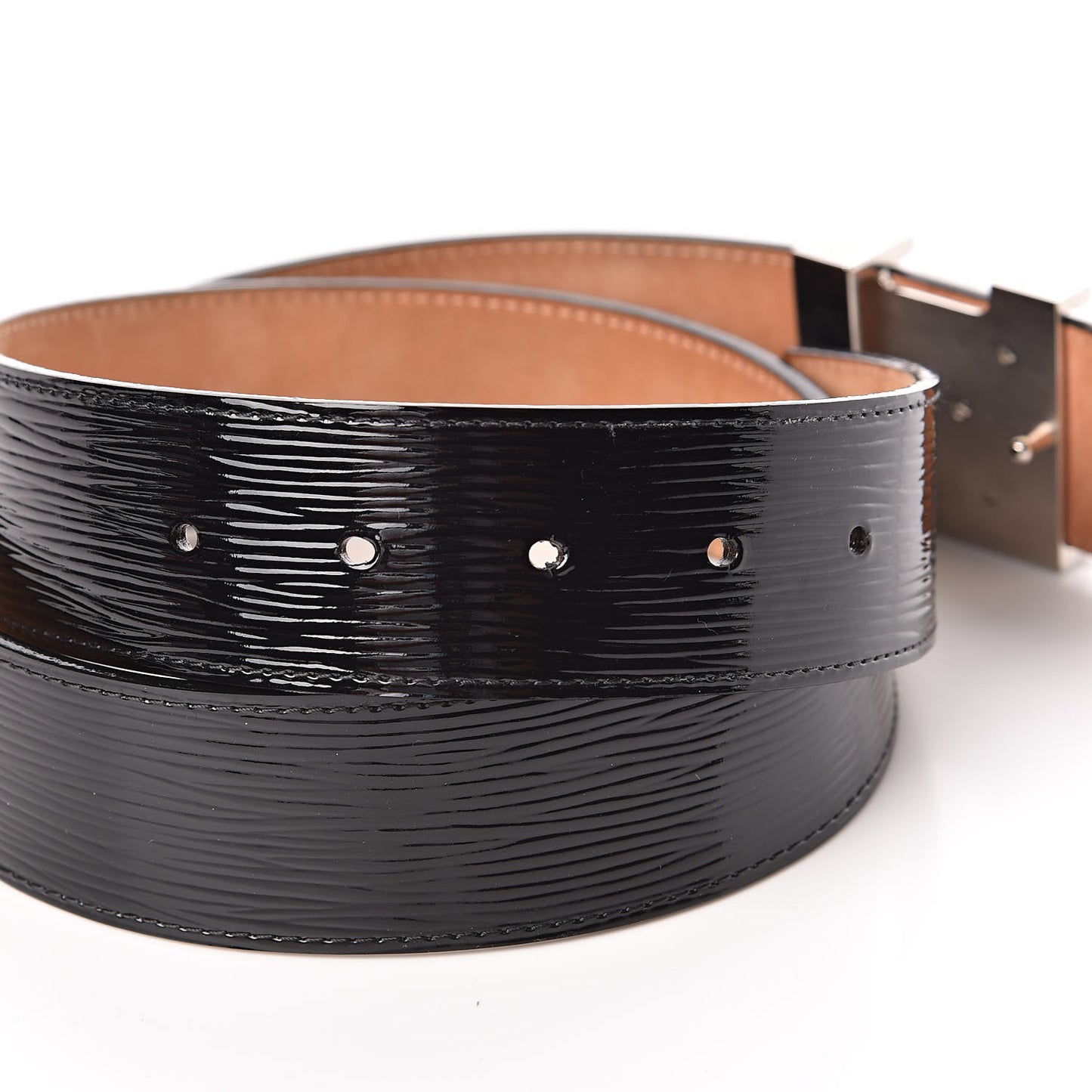 Epi Electric 40mm LV Initiales Belt 80 32 Black