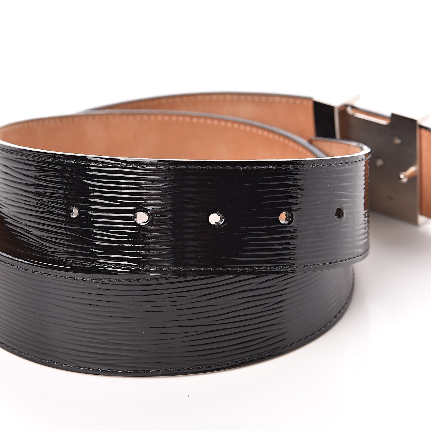 Louis Vuitton Epi Electric 40mm LV Initiales Belt 80 32 Black 7 of 8