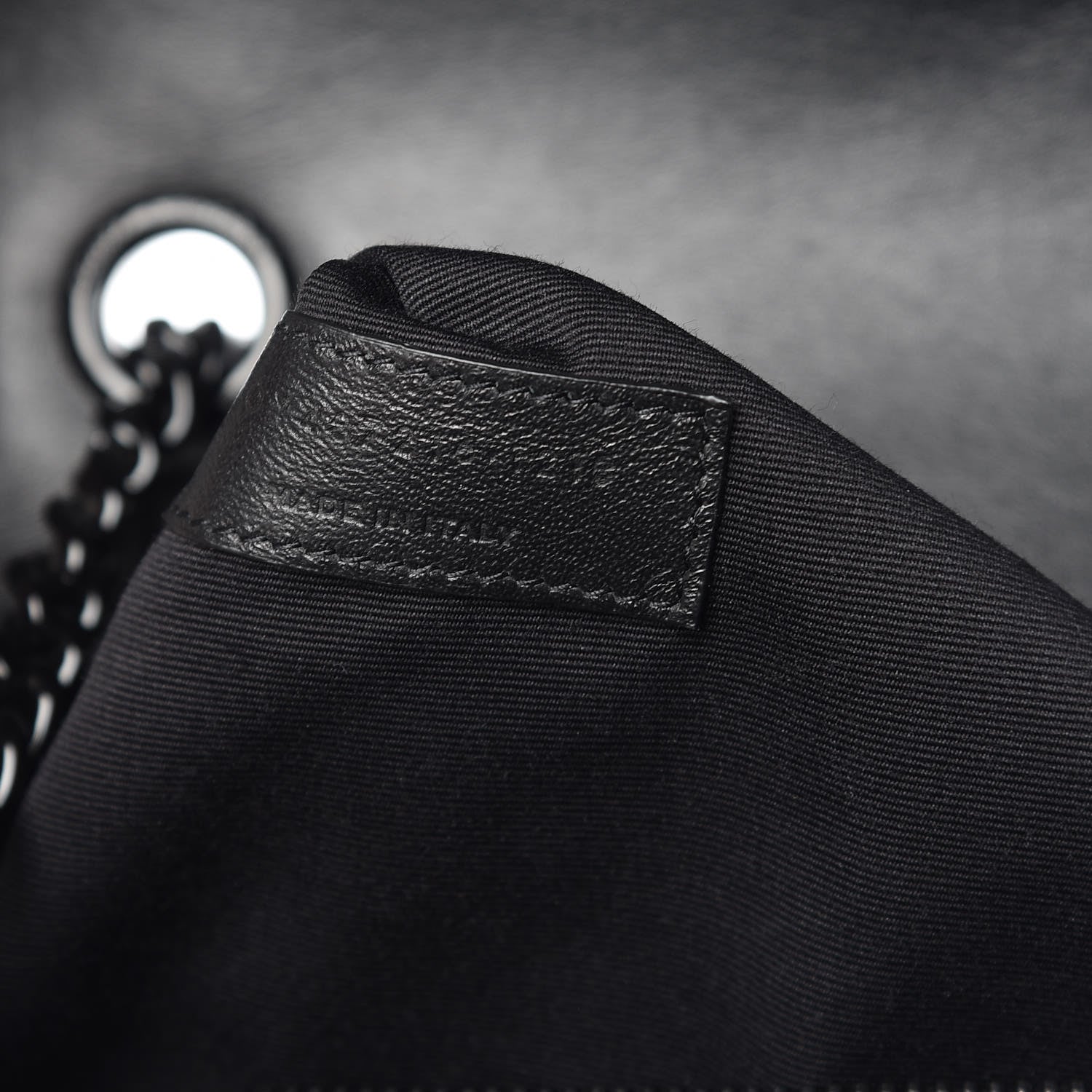 Saint Laurent Calfskin Y Quilted Monogram Medium Loulou Chain Satchel Black 7 of 11