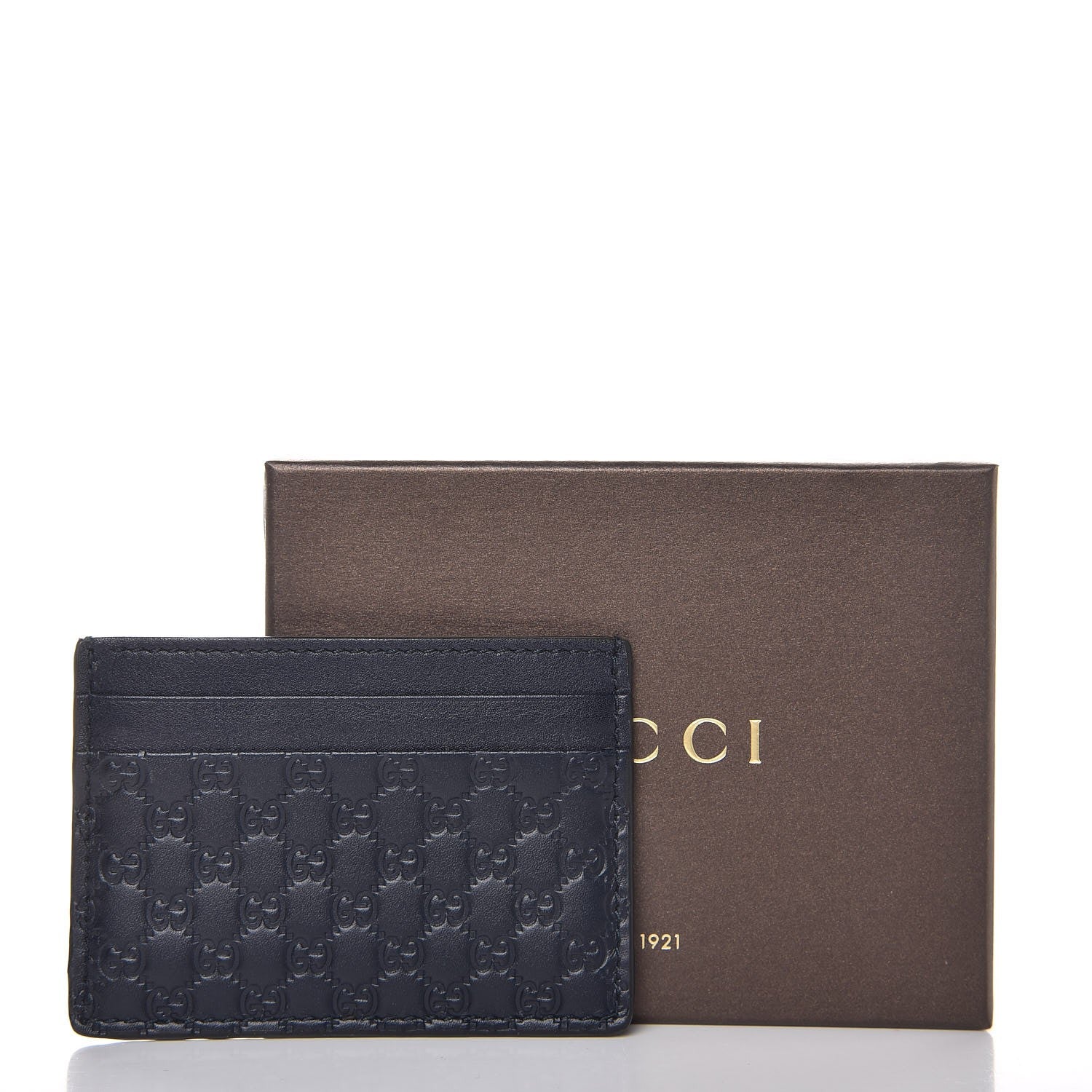 Gucci Microguccissima Card Holder Blue 7 of 7