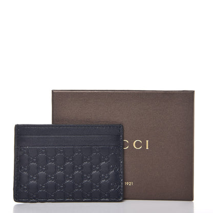 Gucci Microguccissima Card Holder Blue 7 of 7