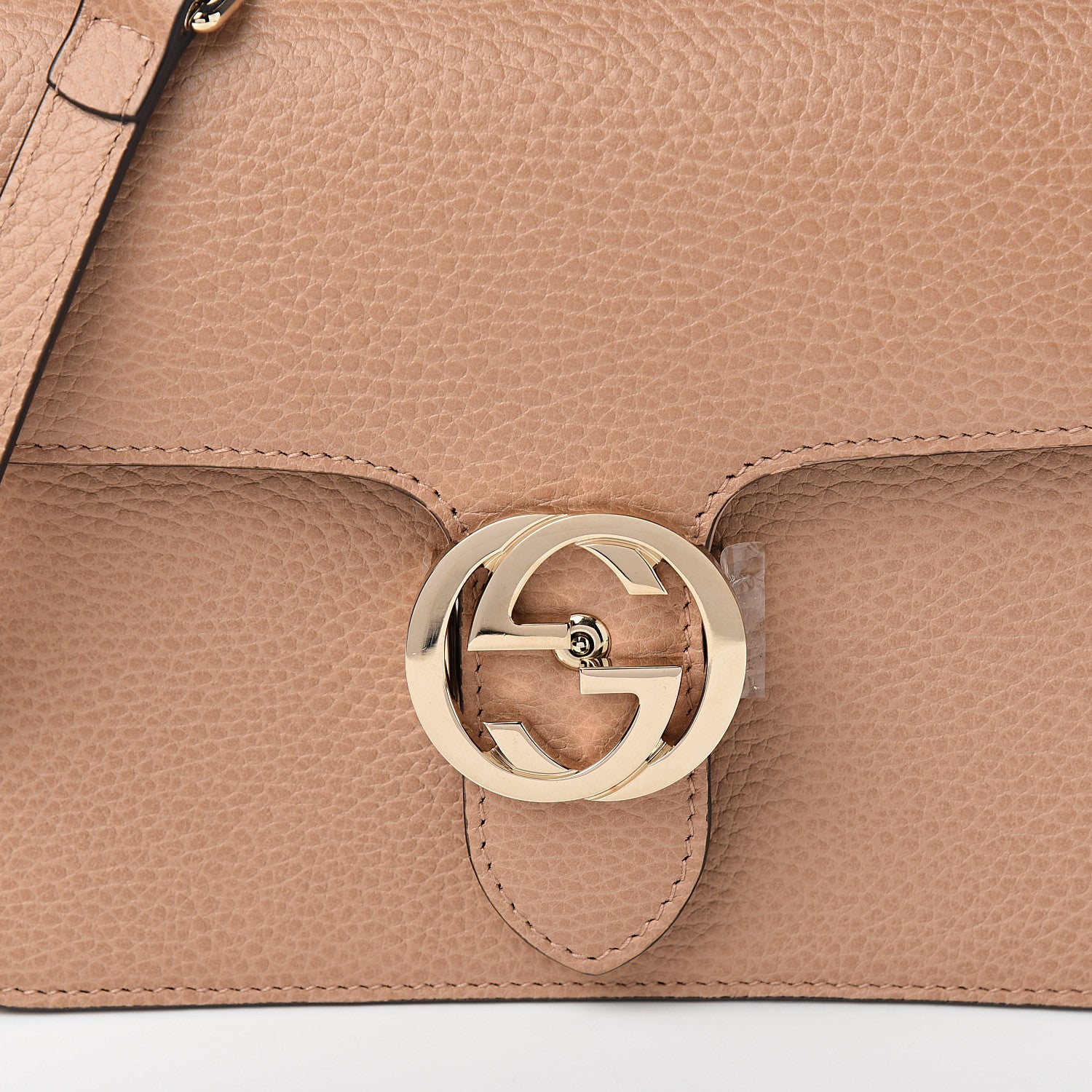Gucci Dollar Calfskin Small Interlocking G Shoulder Bag Camelia 9 of 9
