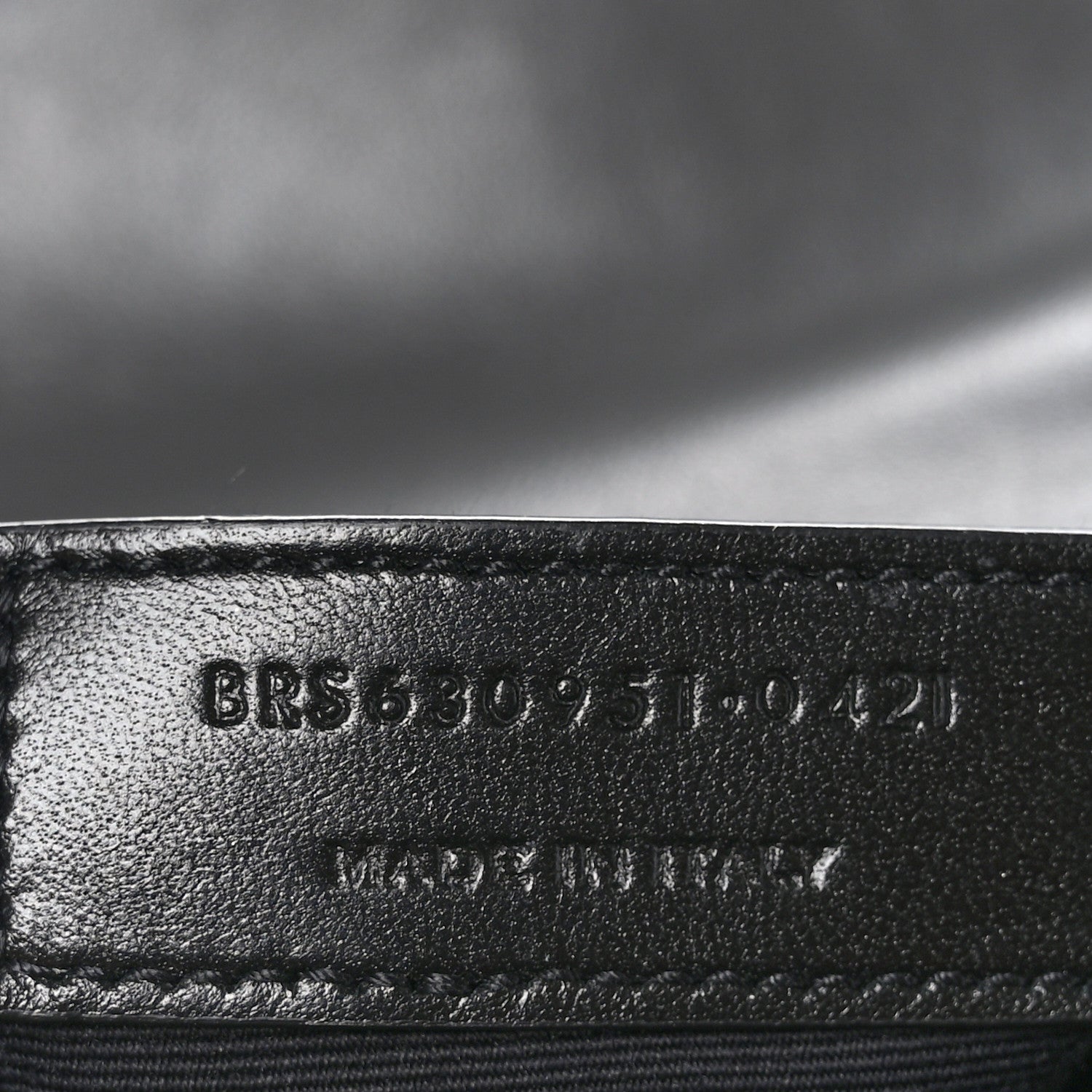 Saint Laurent Calfskin Y Quilted Monogram Toy Loulou Crossbody Bag Storm 7 of 10