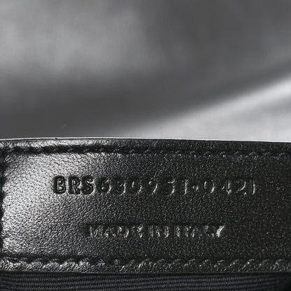 Saint Laurent Calfskin Y Quilted Monogram Toy Loulou Crossbody Bag Storm 7 of 10