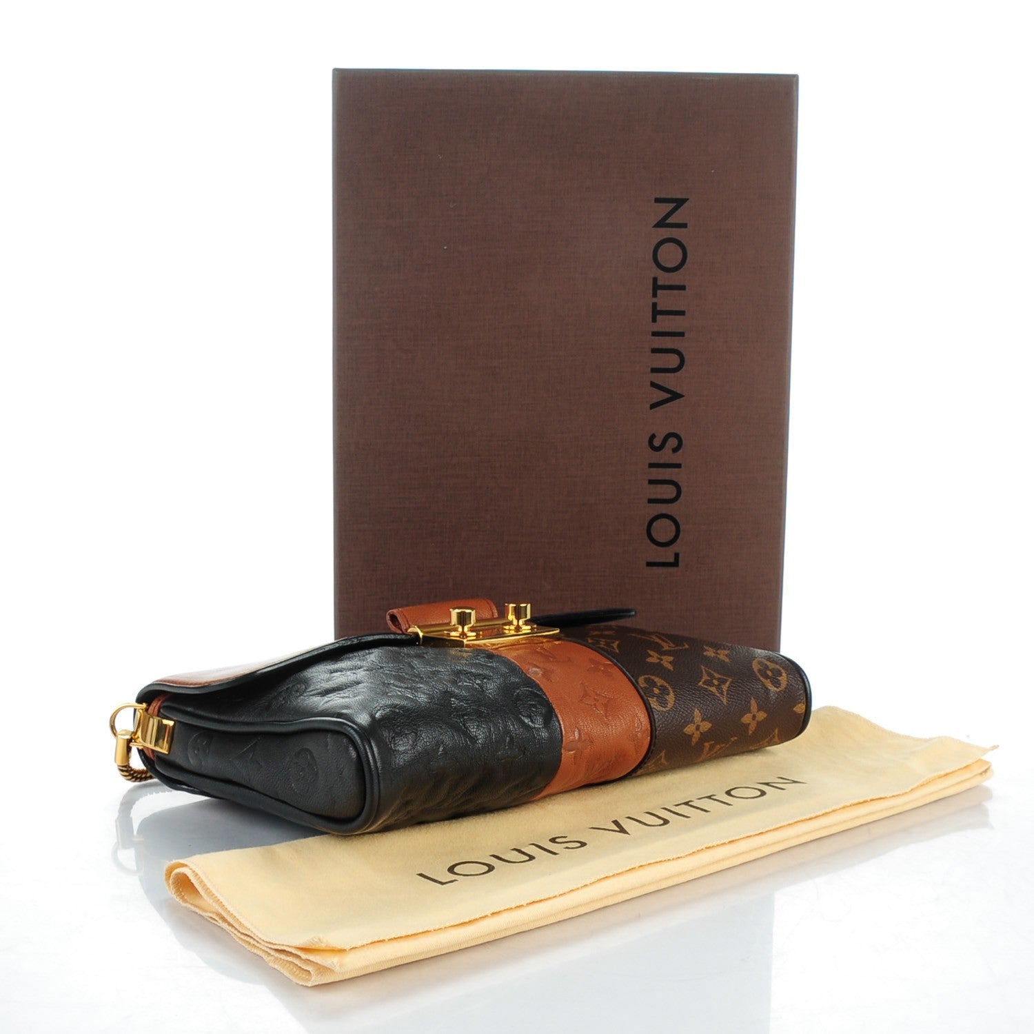 Louis Vuitton Monogram Blocks Pochette Plate Marine 4 of 7