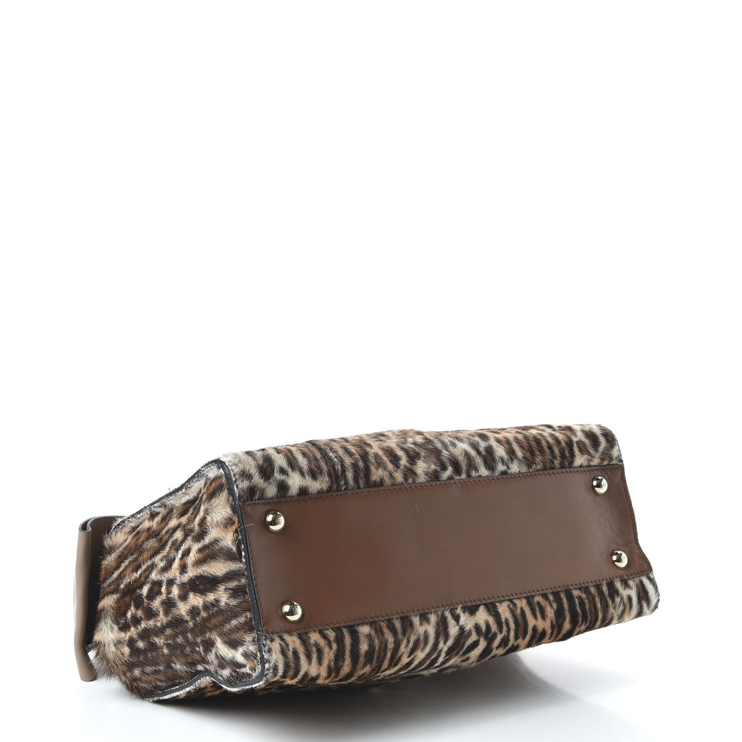 Valentino Garavani Calf Hair Leopard Print Medium Aphrodite Bow Satchel 4 of 9