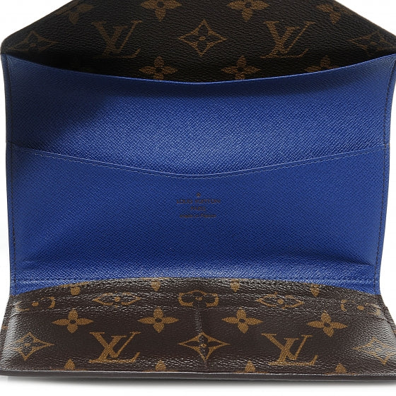 Louis Vuitton Monogram Josephine Wallet Blue 6 of 8