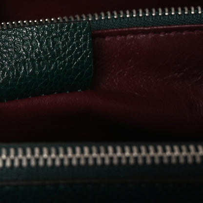 Gucci Grainy Calfskin Zumi Top Handle Bag Vintage Green 7 of 10