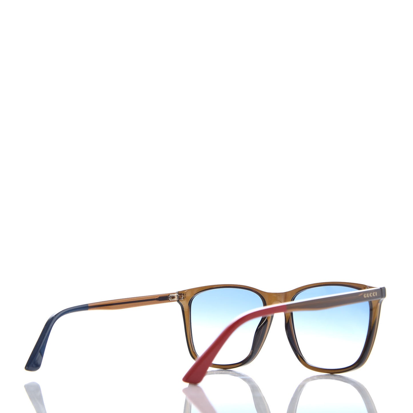 Acetate Square Frame Sunglasses GG0404S Brown